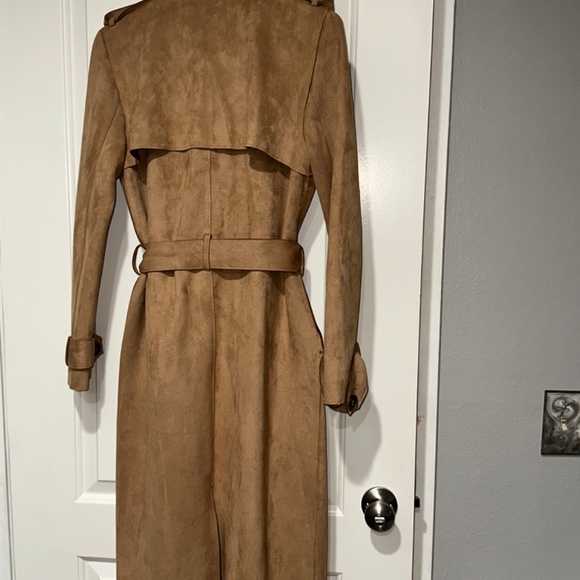 Long Tan Trench Coat - Picture 3 of 3